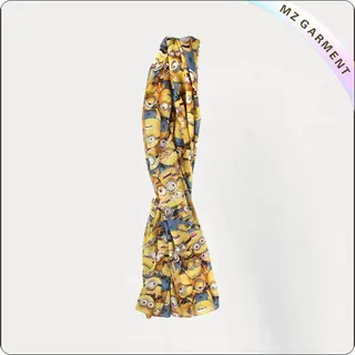 Kids Contton Cartoon Scarf